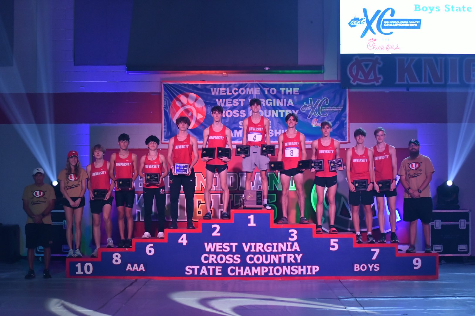 University boys and Morgantown girls continue their dominance at the state cross country meet
